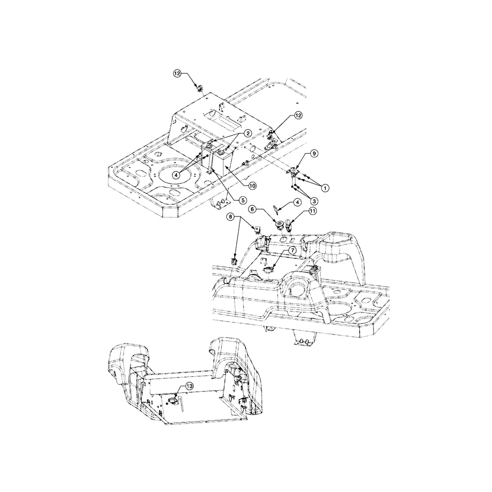 Electrical 2 Diagram and Parts List for RZTSERIES  Cub Cadet Lawn Tractor